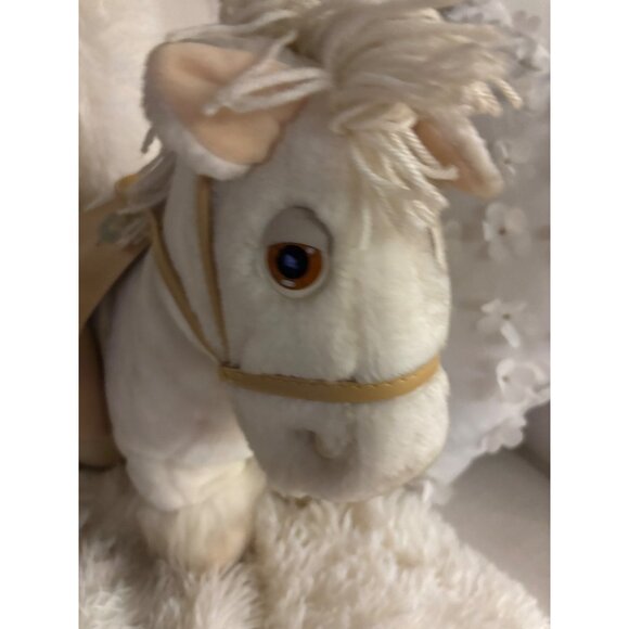 Vintage Cabbage Patch Kids Show Horse Plush Soft Stuffed Animal Saddle - Picture 12 of 16